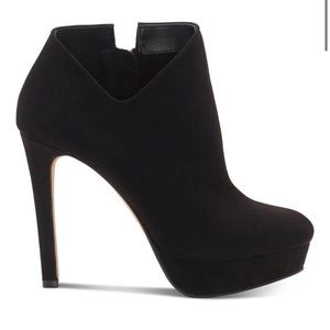 NEW Jessica Simpson platform microsuede black bootie. Sz 7.